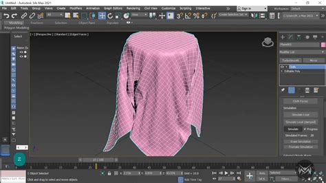 3ds max clone cloth object without losing simulation|3ds max cloth simulator.